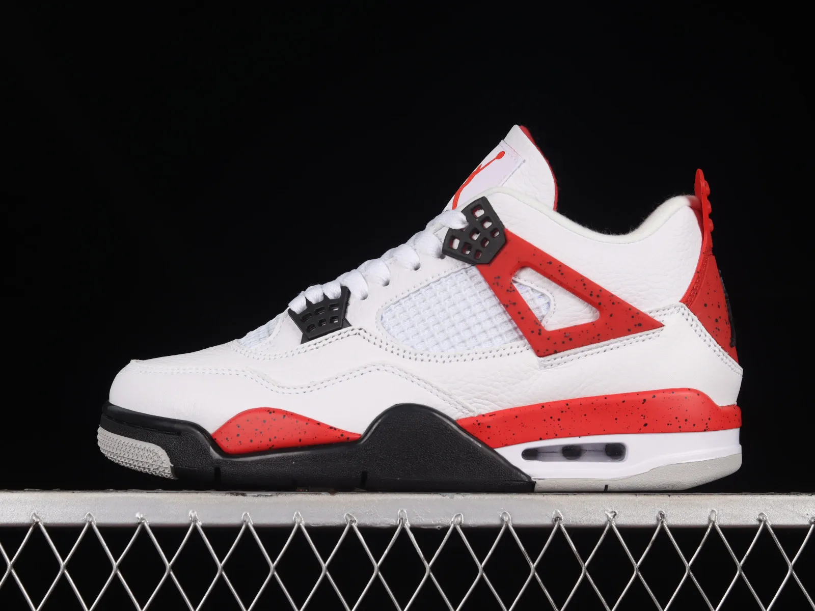 Air Jordan 4 Red Cement White Fire Red Black Neutral Grey DH6927-161