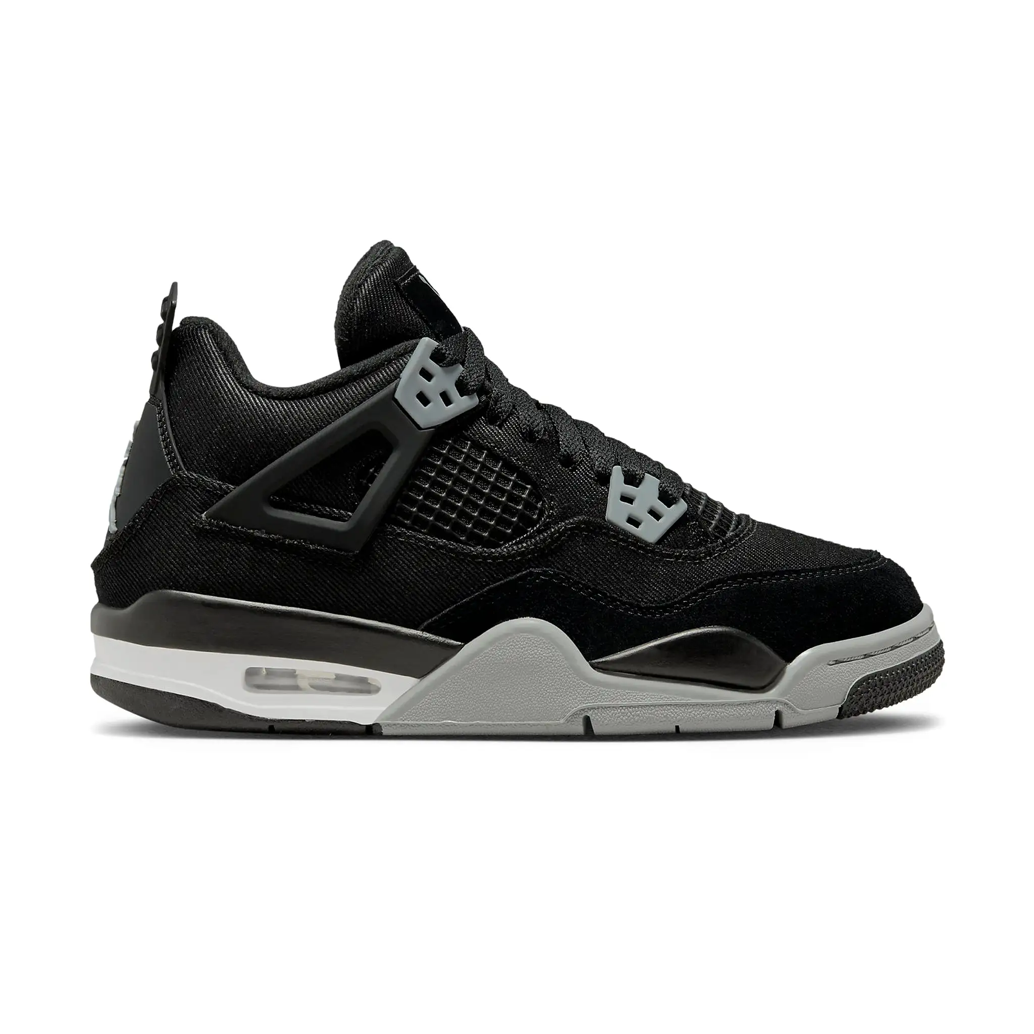 Air Jordan 4 Retro Black Canvas (GS)