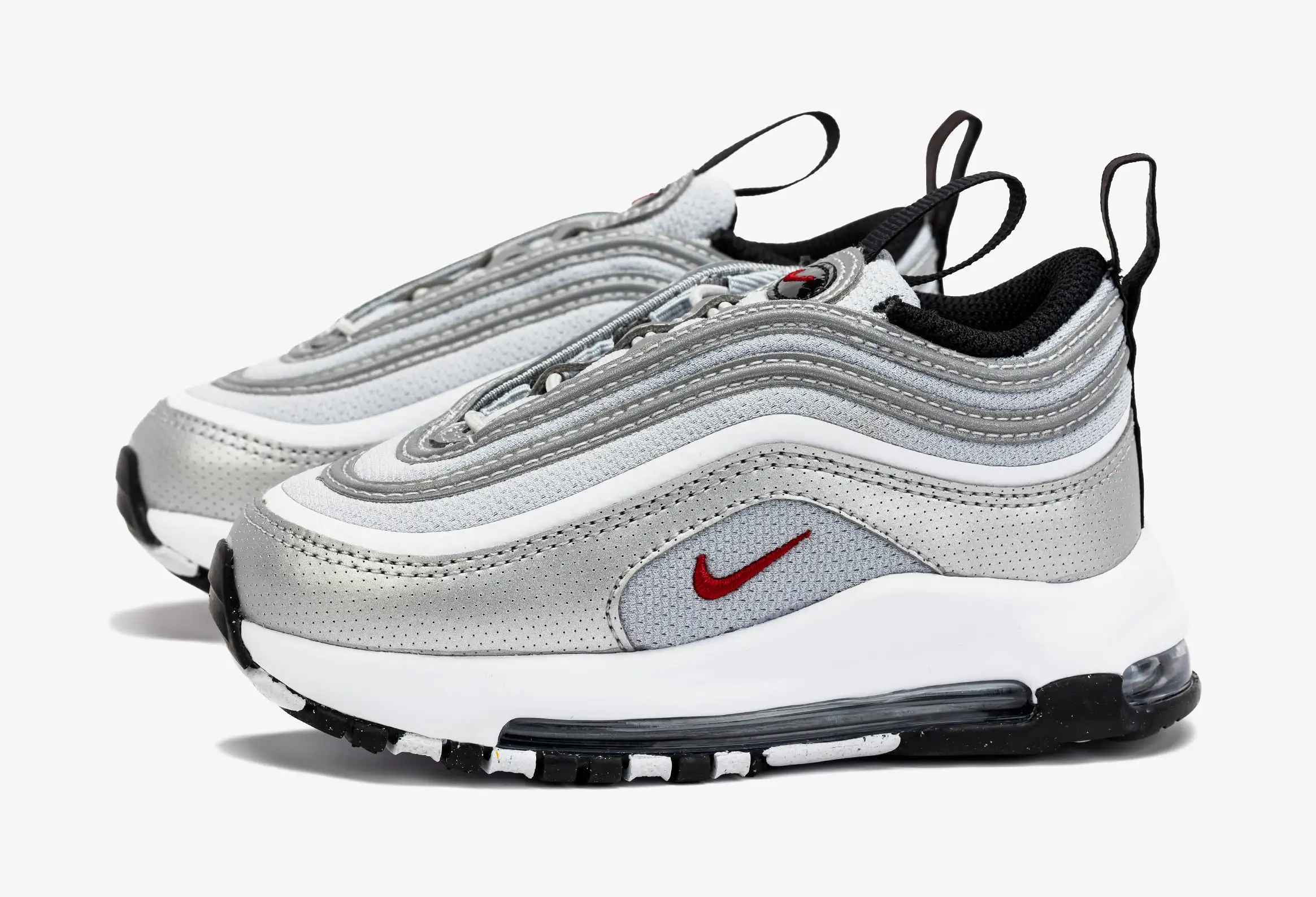 Air Max 97 Silver Bullet Infant Toddler Lifestyle Shoes (Silver)