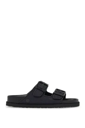 Birkenstock 1774 Arizona Raffia Slide   Black