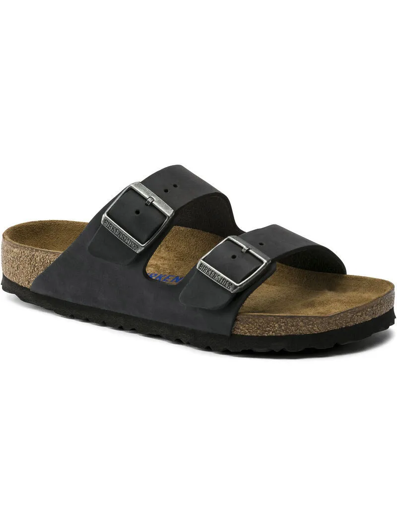 Birkenstock Arizona Womens Sandal Oiled Leather Black