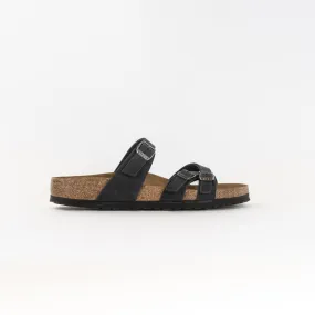 Birkenstock Franca Oiled Leather (Women's) - Black Leather