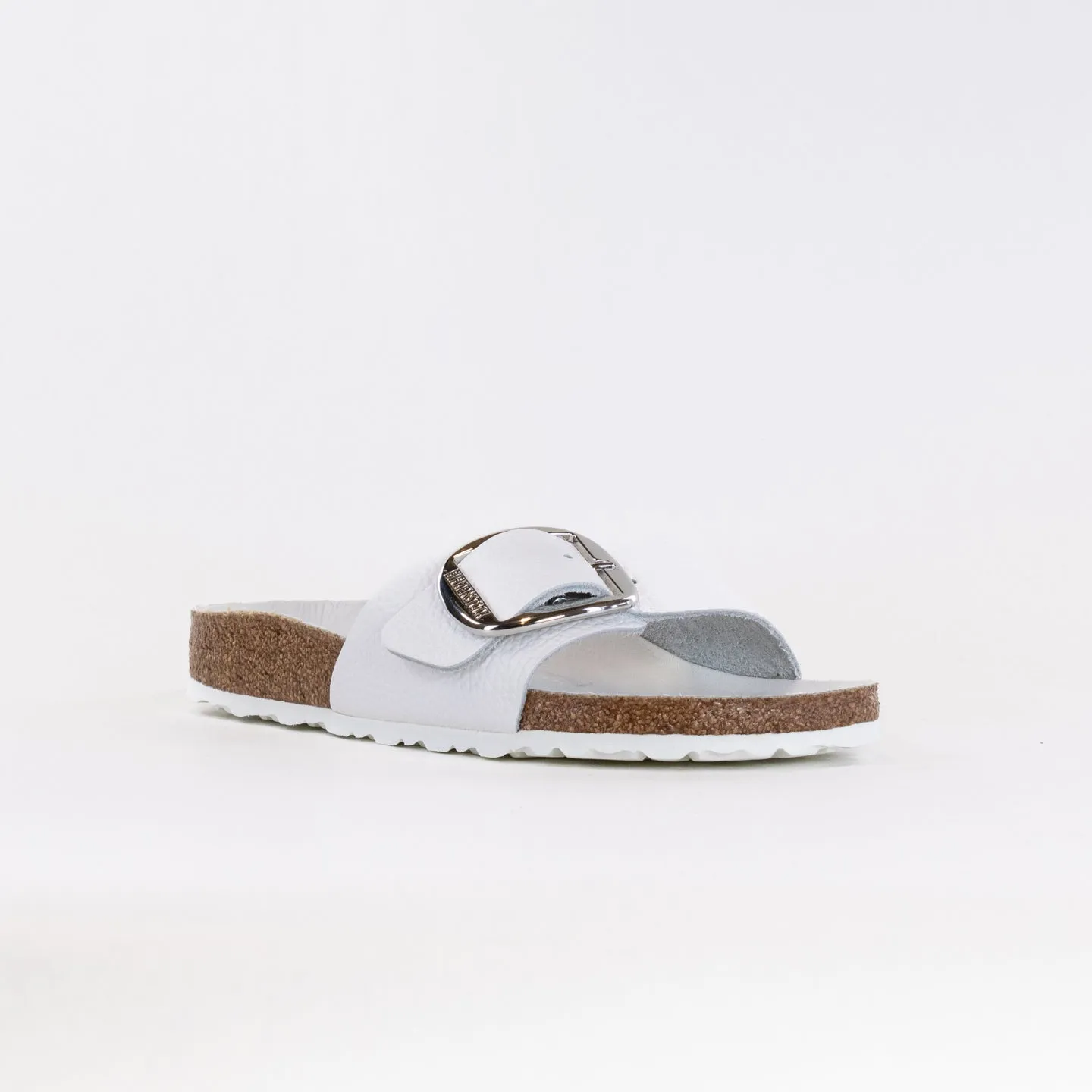 Birkenstock Madrid Big Buckle (Women's) - White Leather