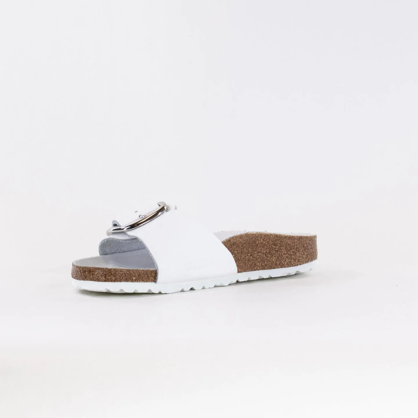 Birkenstock Madrid Big Buckle (Women's) - White Leather