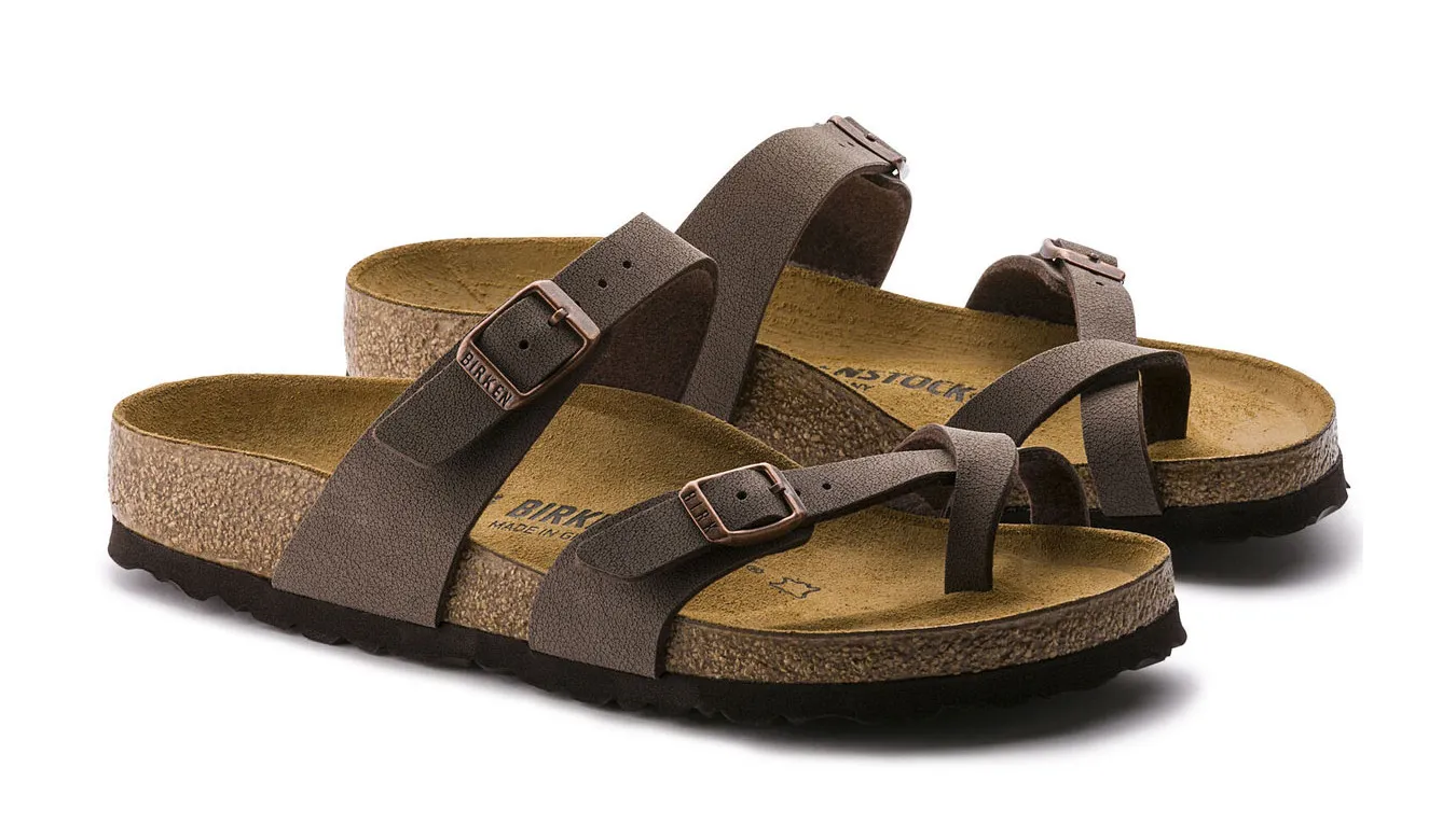 Birkenstock Mayari Birko-Flor Nubuck Mocha Regular Fit