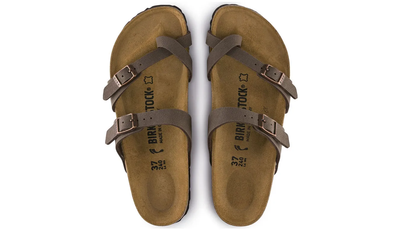 Birkenstock Mayari Birko-Flor Nubuck Mocha Regular Fit