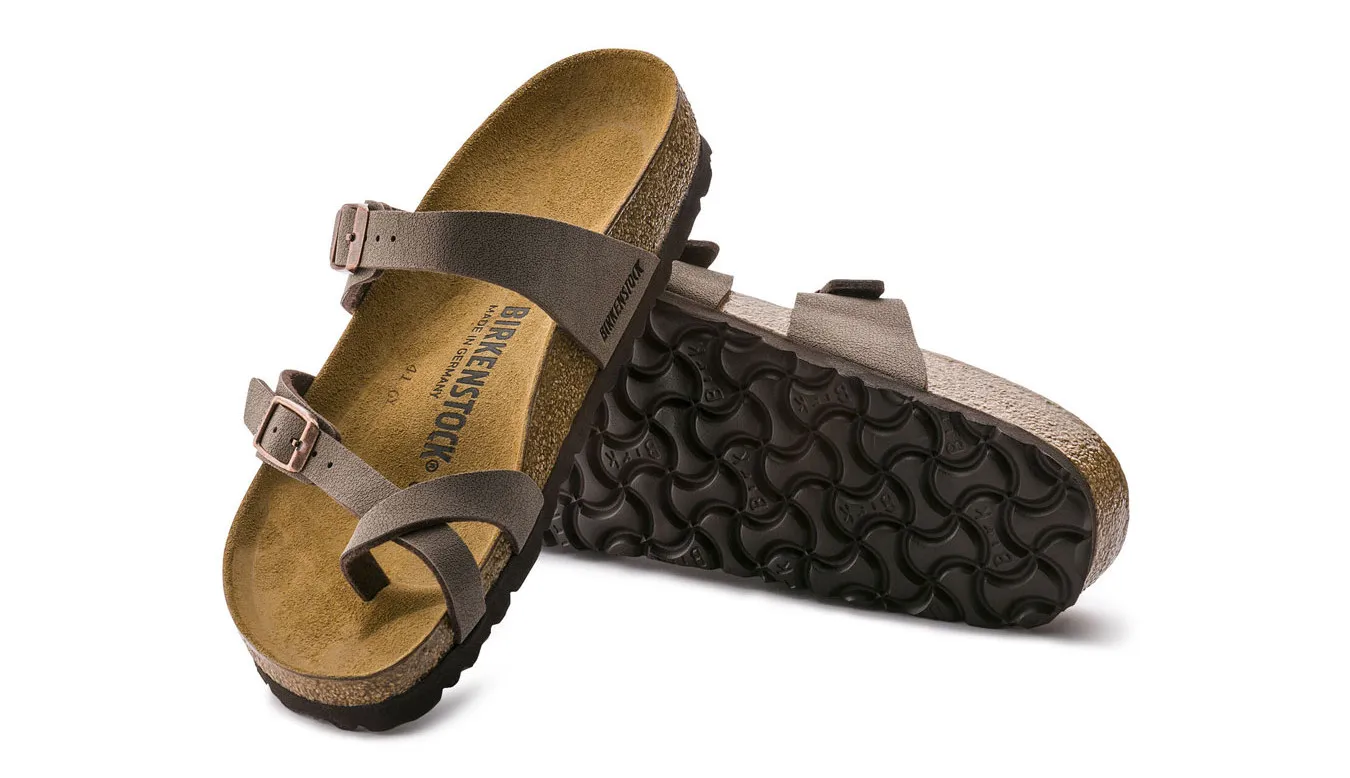 Birkenstock Mayari Birko-Flor Nubuck Mocha Regular Fit