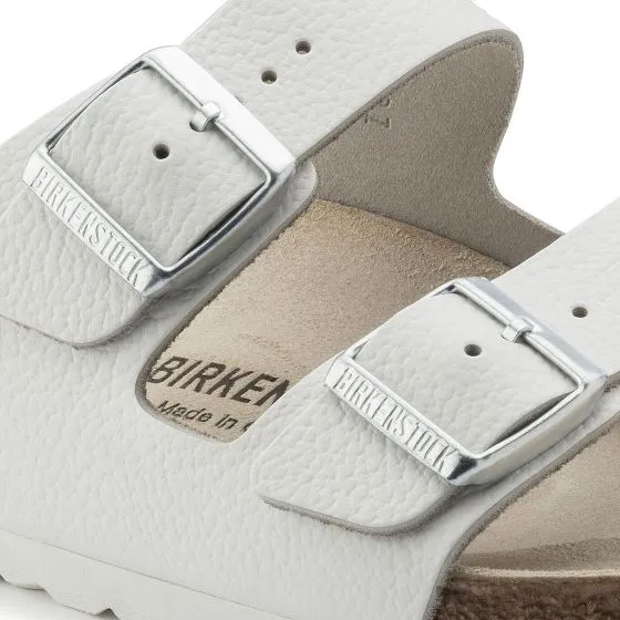 Birkenstock Mens Arizona White Sandals - Regular Fit