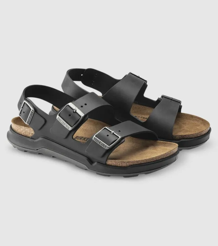 birkenstock milano waxy leather mens sandal