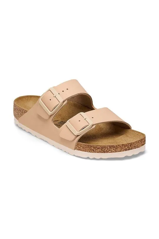 Birkenstock sliders Arizona men's beige color 1027721