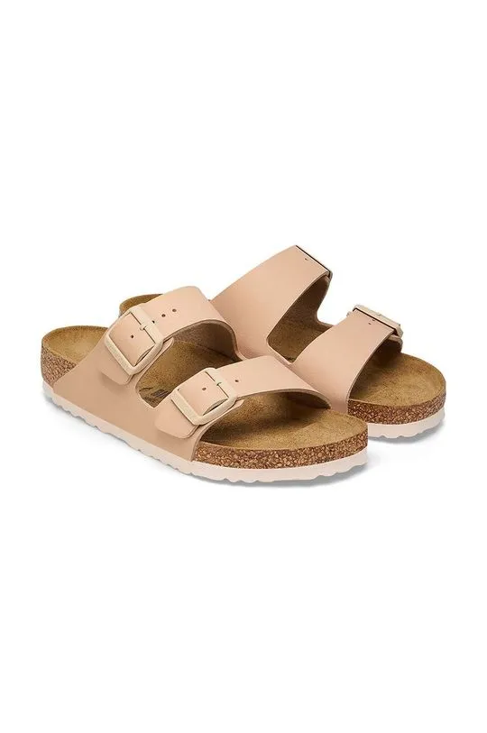 Birkenstock sliders Arizona men's beige color 1027721