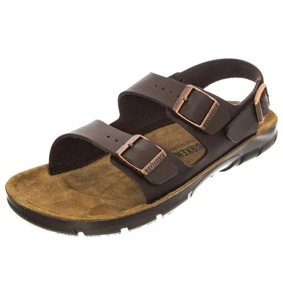 Birkenstock Unise Kano SFB Brown Birko Flor Sandals