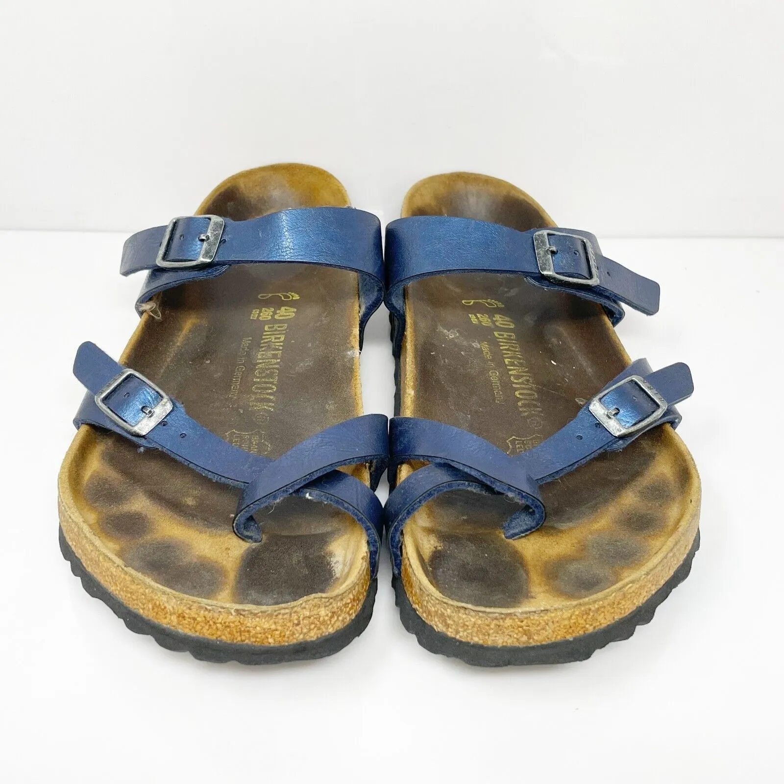 Birkenstock Unisex Mayari Blue Slip On Slide Sandals Size M 7 L 9