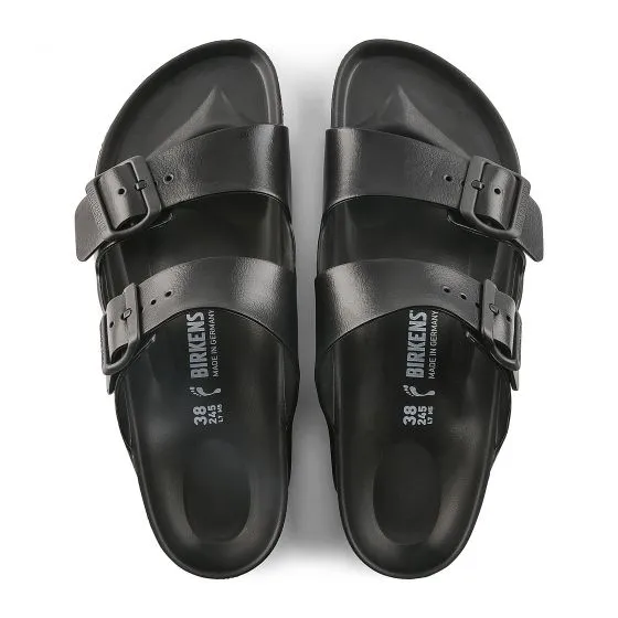 Birkenstock Womens Arizona Eva Black Sandals - Narrow Fit