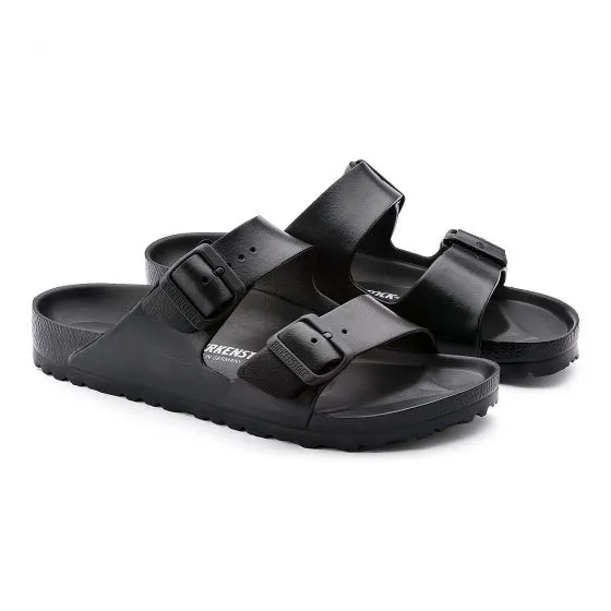 Birkenstock Womens Arizona Eva Black Sandals - Narrow Fit