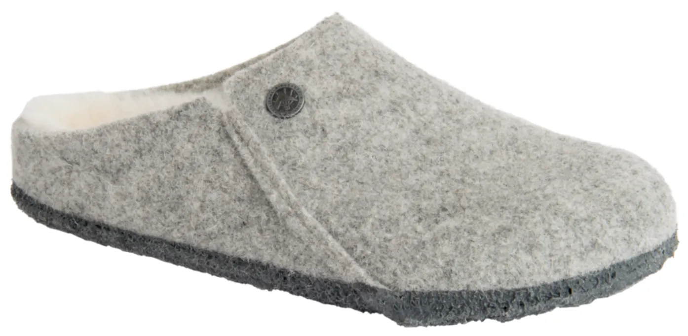 Birkenstock Zermatt Shearling Wool Light Grey