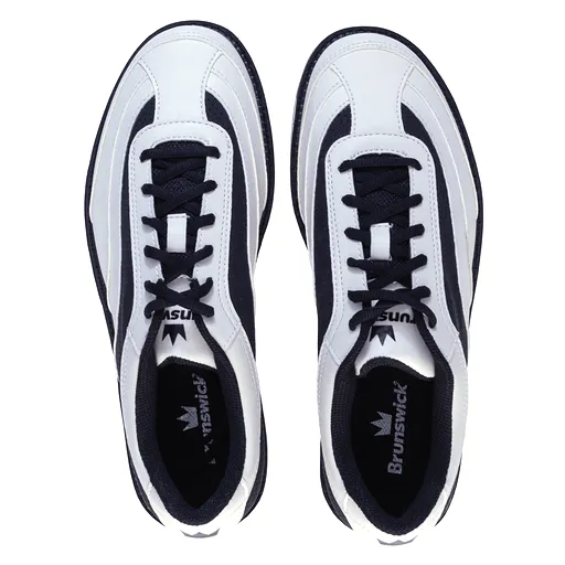 Brunswick Men’s Rampage Interchangeable White Right Hand Bowling Shoes