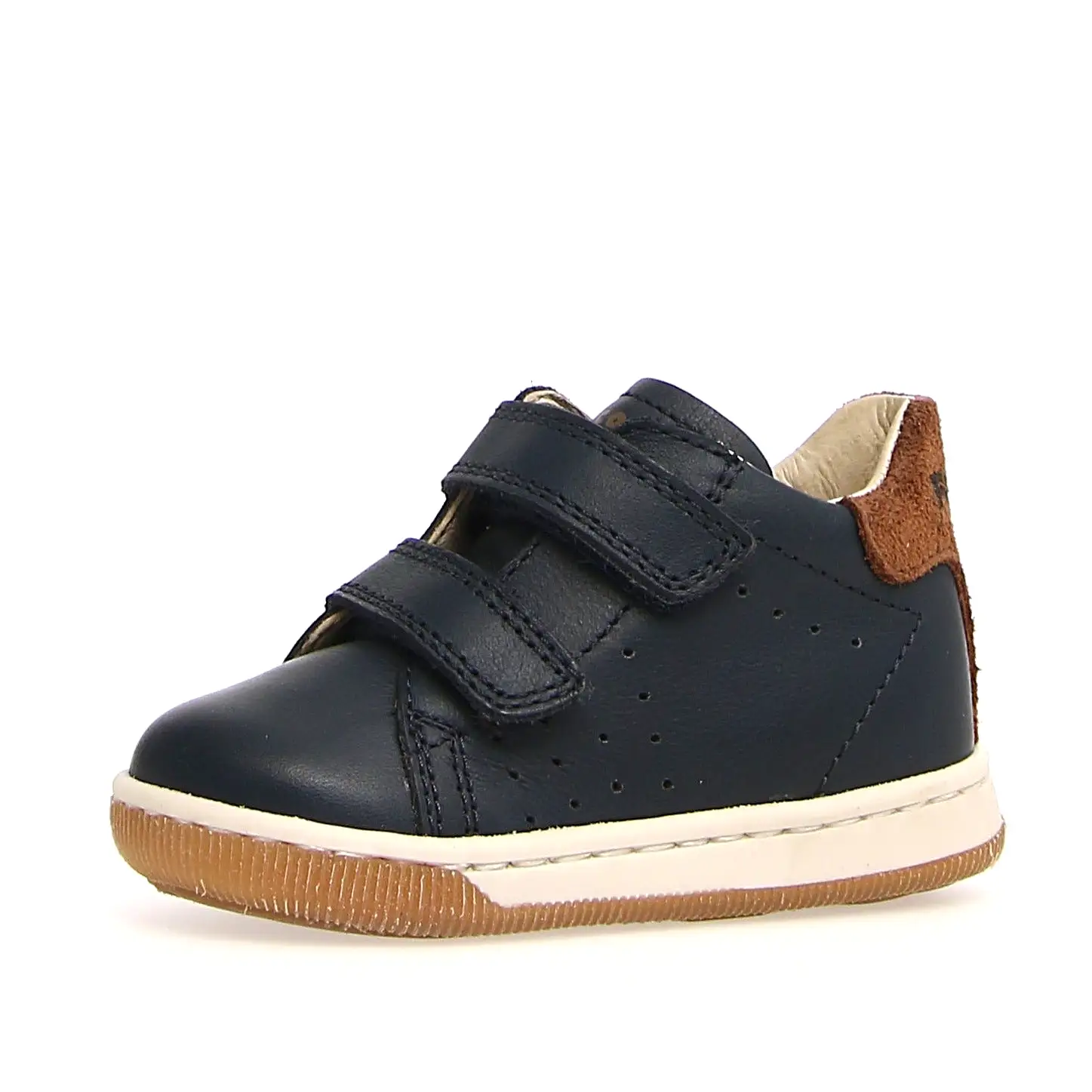 Falcotto Boy's and Girl's Adam Vl Nappa Spazz Sneakers, Navy Chestnut