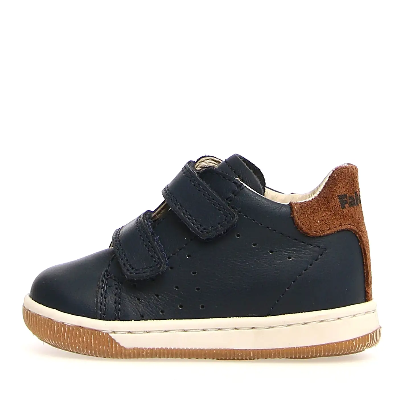 Falcotto Boy's and Girl's Adam Vl Nappa Spazz Sneakers, Navy Chestnut