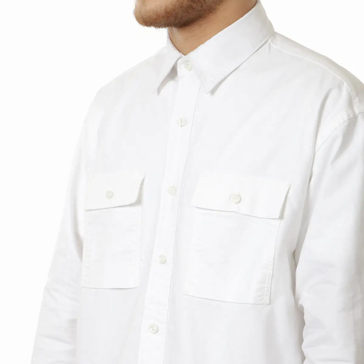 FrizmWORKS Cigarette Pocket Chambray Shirt