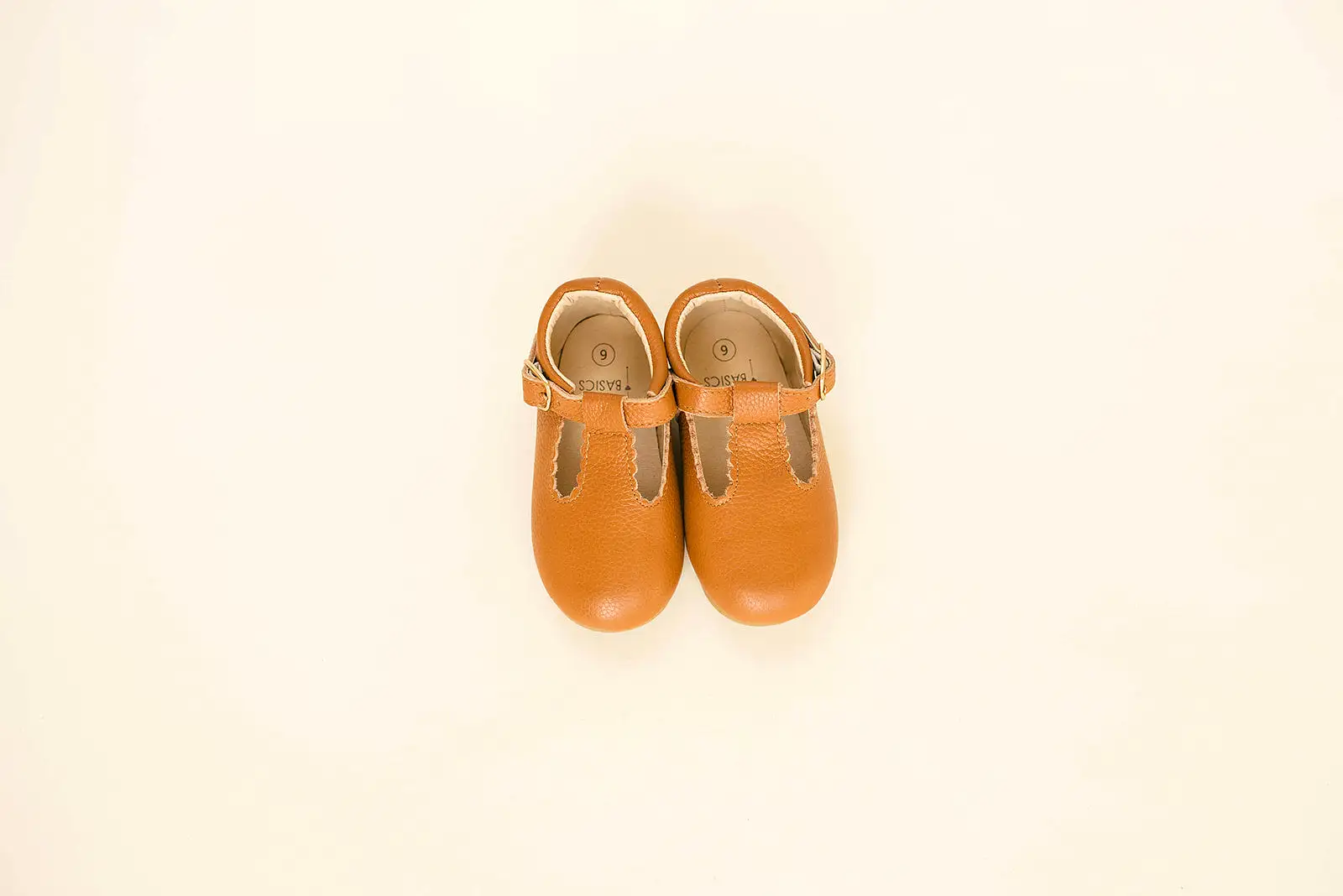 Hard-Sole Leather Mary Jane Moccasins - TAWNY