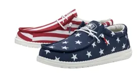 Hey Dude Men's Patriotic Flag Shoes