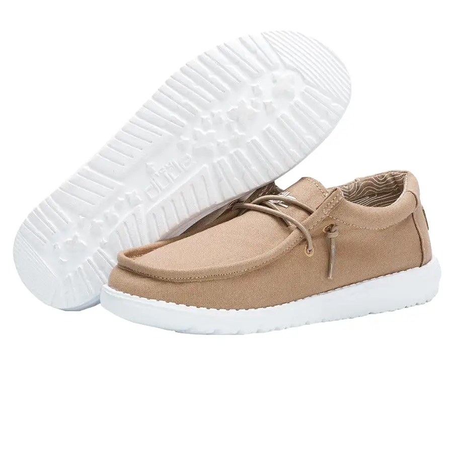 Hey Dude Youth Tan Wally Shoes