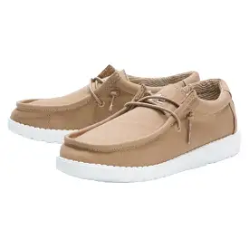 Hey Dude Youth Tan Wally Shoes