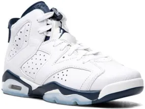 Jordan Kids Air Jordan 6 Retro Midnight Navy 2022 sneakers White