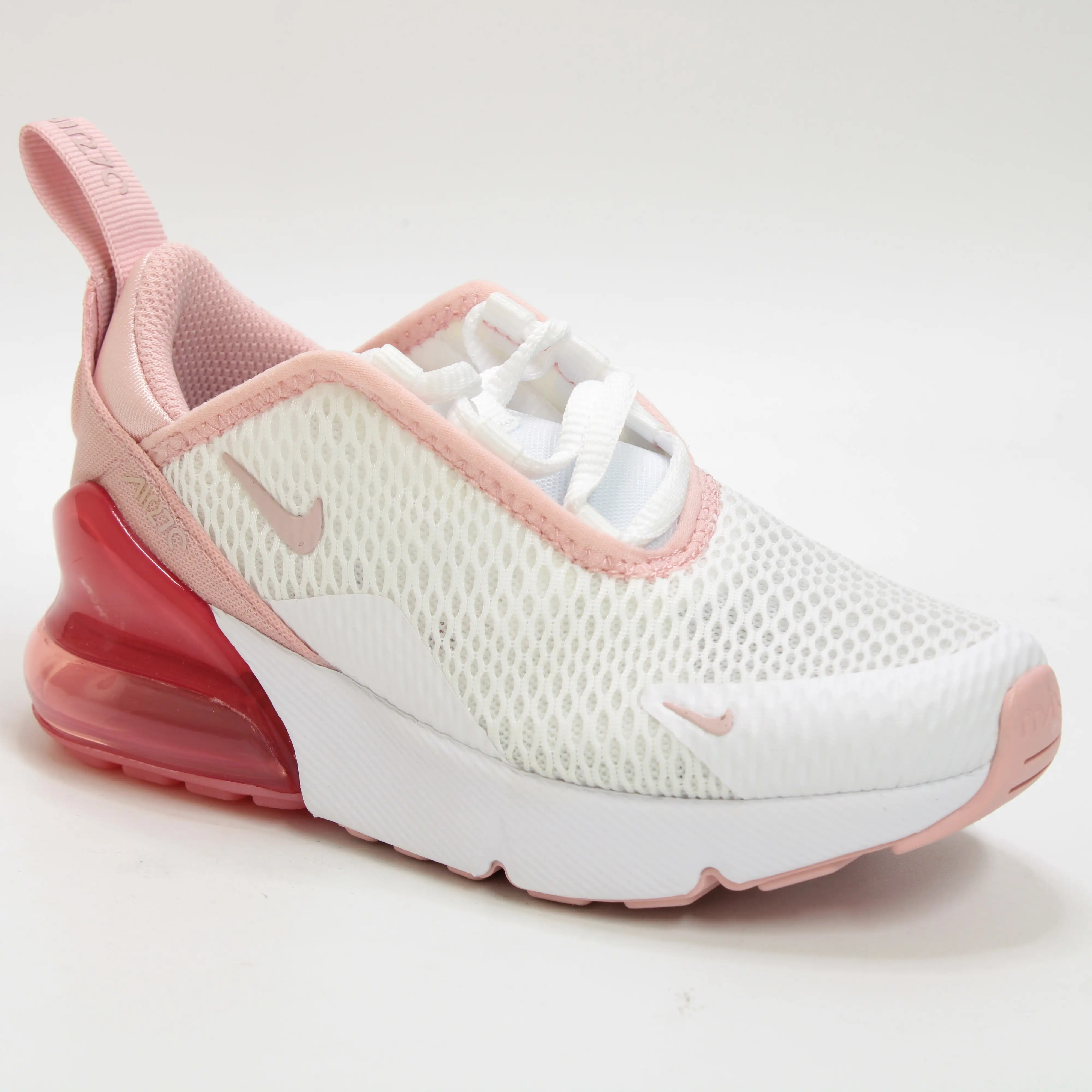 Kids Nike Air Max 270 PS White Pink Glaze Pink Salt Trainers