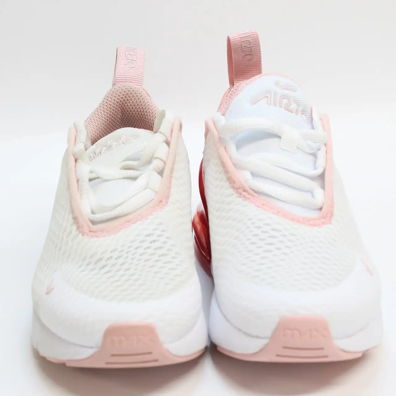 Kids Nike Air Max 270 Ps White Pink Glaze Pink Salt Uk Size 10 Youth