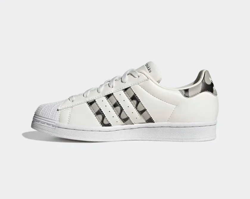 Marimekko x Adidas Superstar Cloud White Core Black Grey Six HP9779