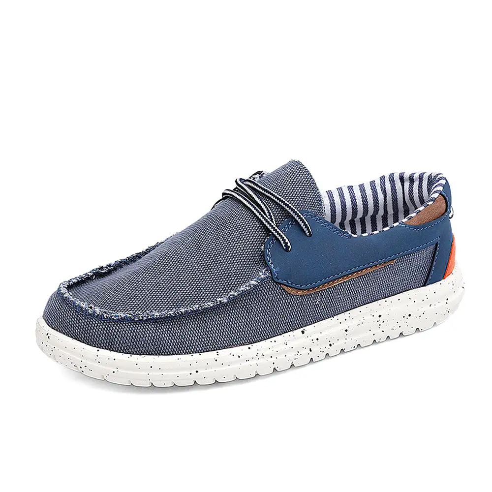 Men's Canvas Lace Boat Shoes