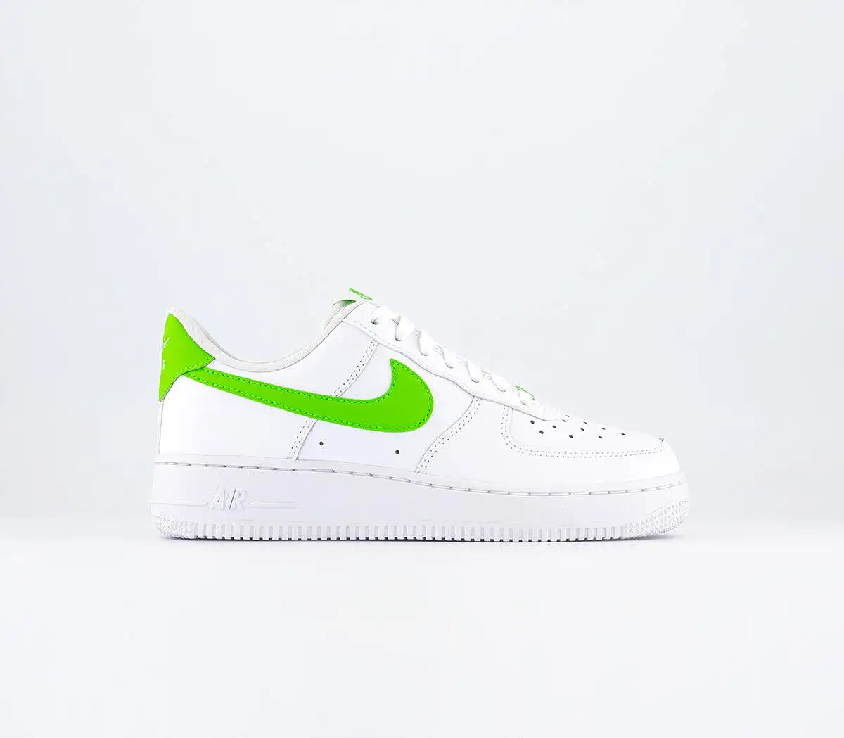 Nike Air Force 1 '07 White Action Green Uk Size 4