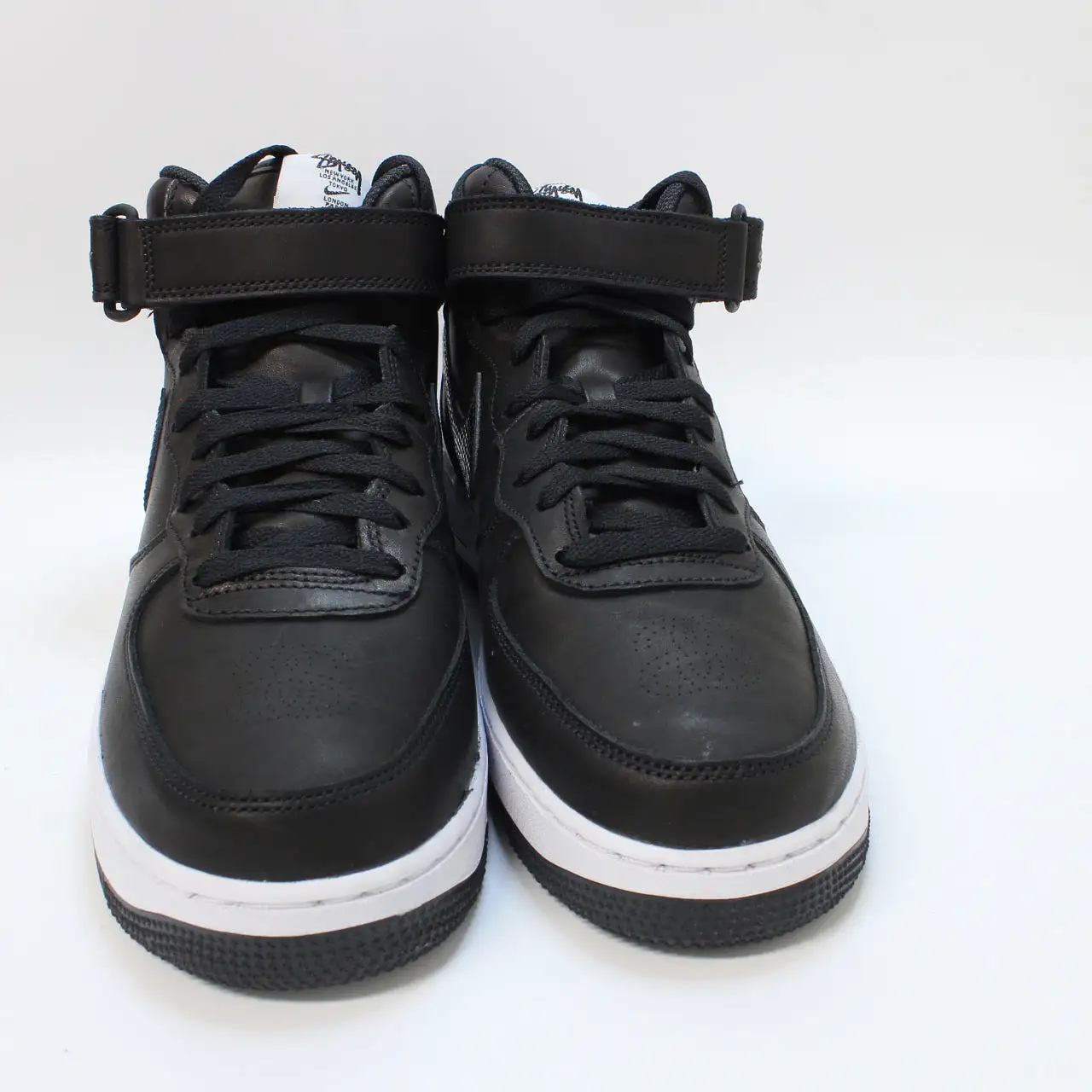 Nike Air Force 1 Mid Black Black Black Trainers