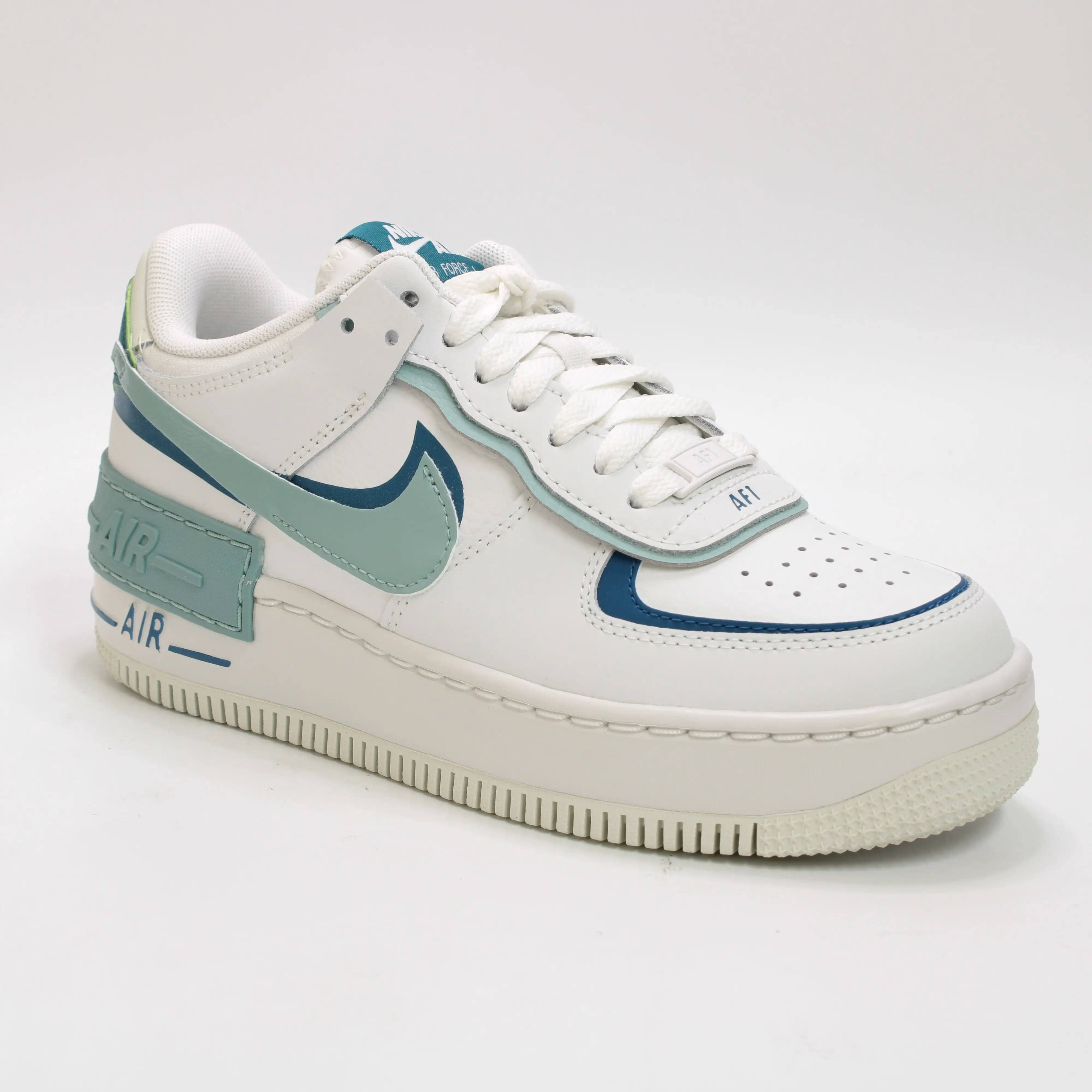 Nike Air Force 1 Shadow Summit White Mineral Industrial Blue Trainers