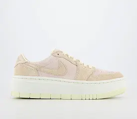 Nike Air Jordan 1 Trainers Elevate Low Sail Coconut Milk Trainers