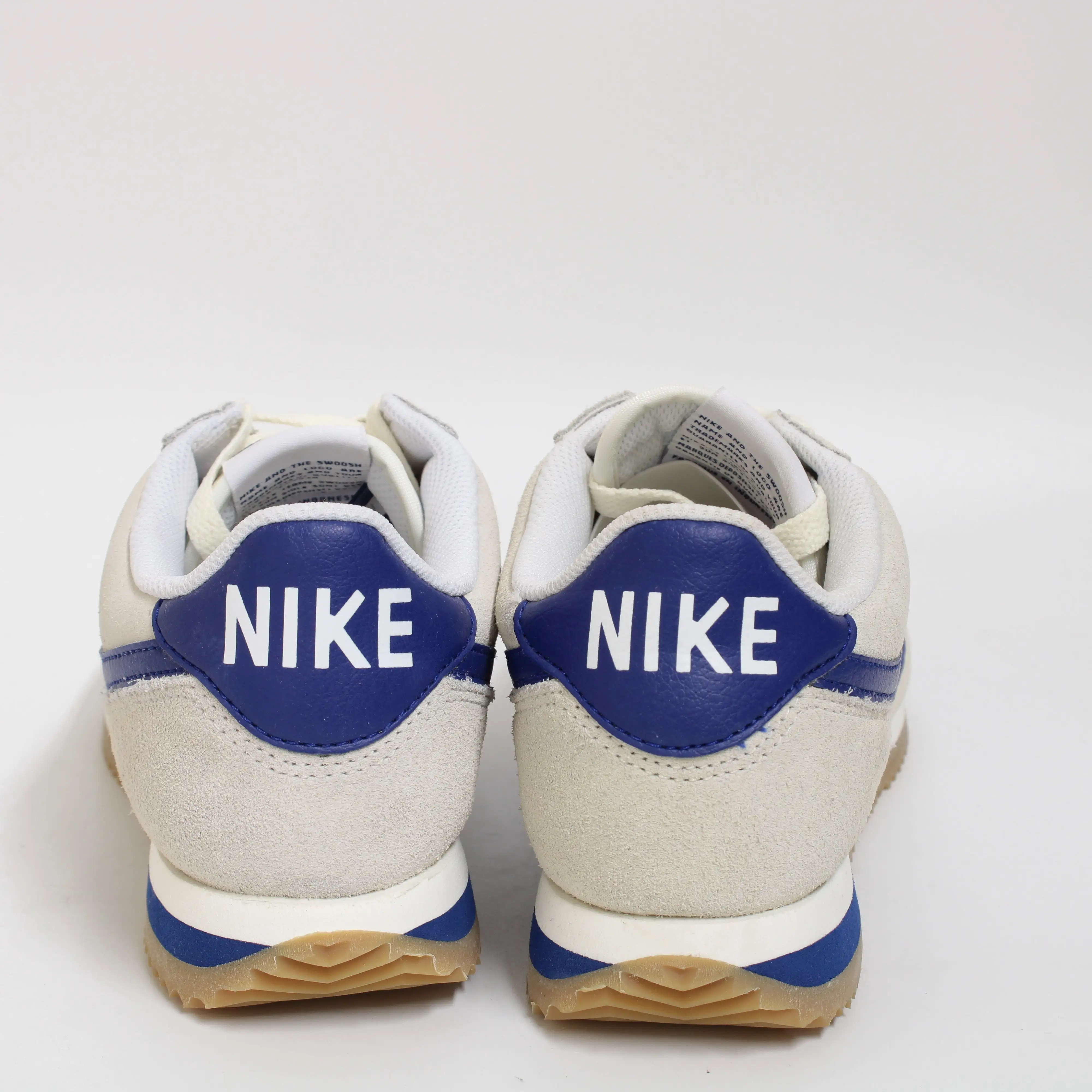 Nike Cortez Pale Ivory Deep Royal Blue Sail Gum Light Brown Trainers