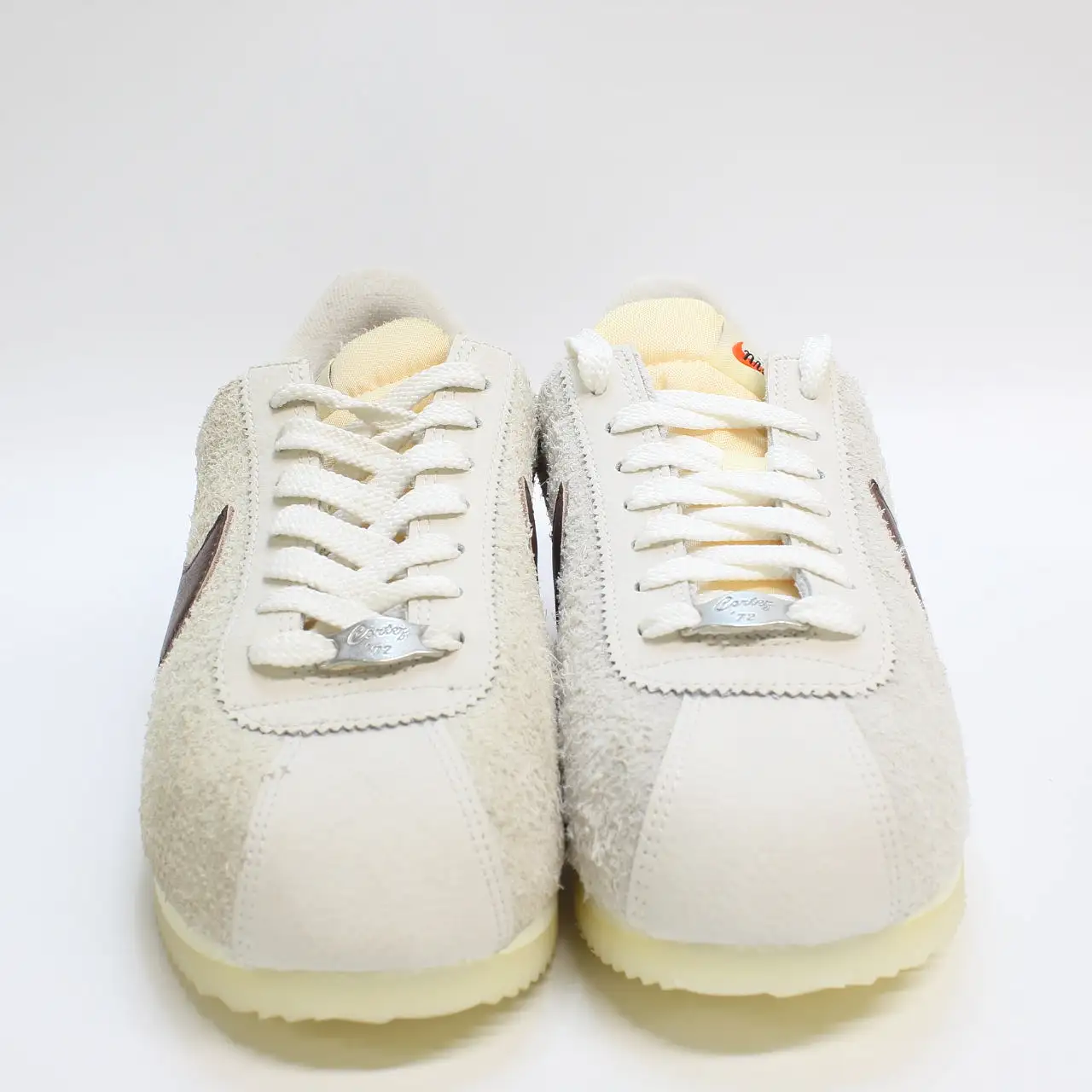 Nike Cortez Sail Earth Light Orewood Metallic Silver Uk Size 5