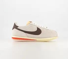 Nike Cortez Sail Earth Light Orewood Metallic Silver Uk Size 5