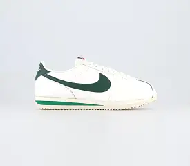 Nike Cortez Sail Gorge Green Malachite Coconut Milk Team Orange Trainers