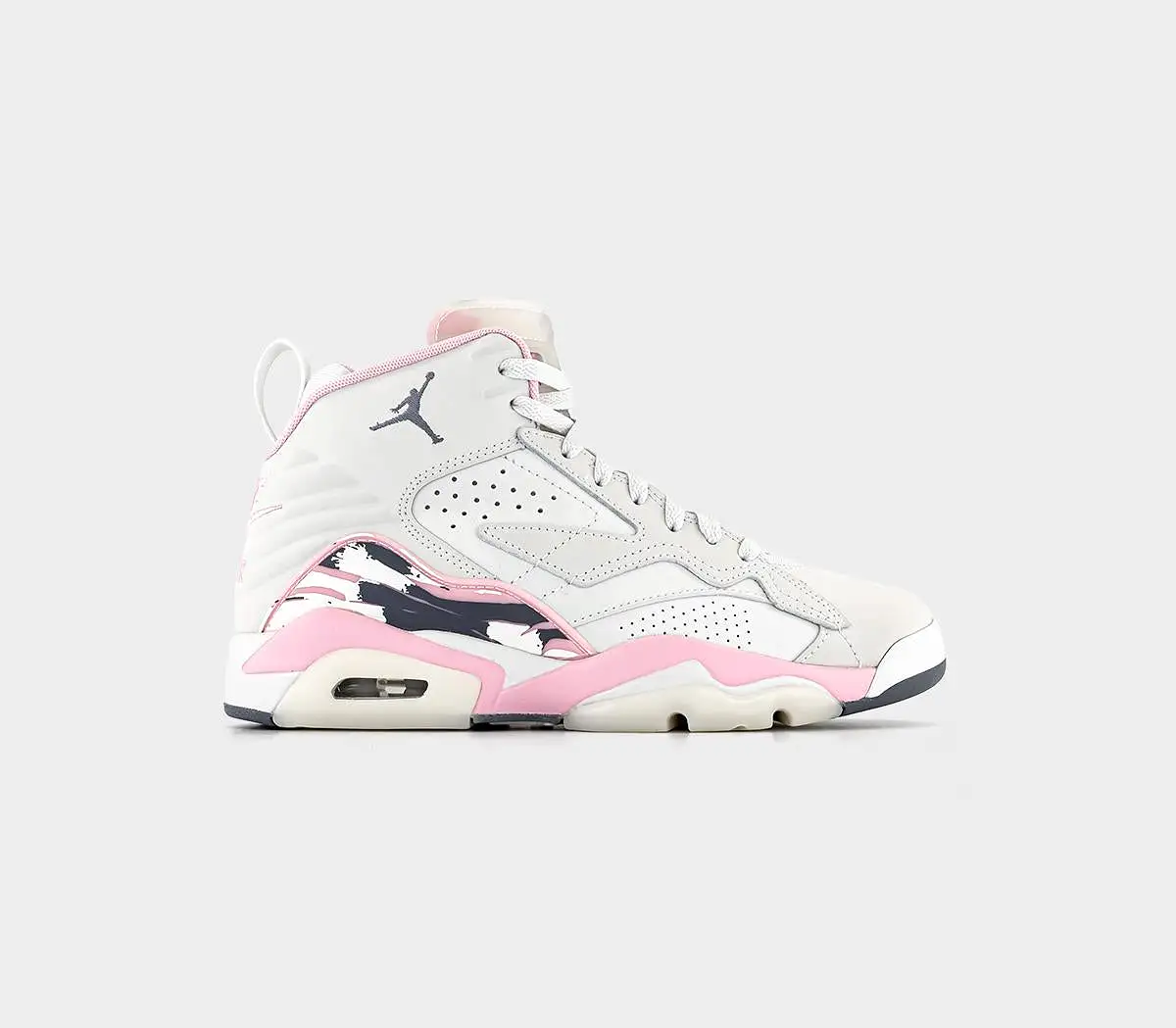 Nike Jordan Mvp Off White Cool Grey Med Soft Pink White Uk Size 4