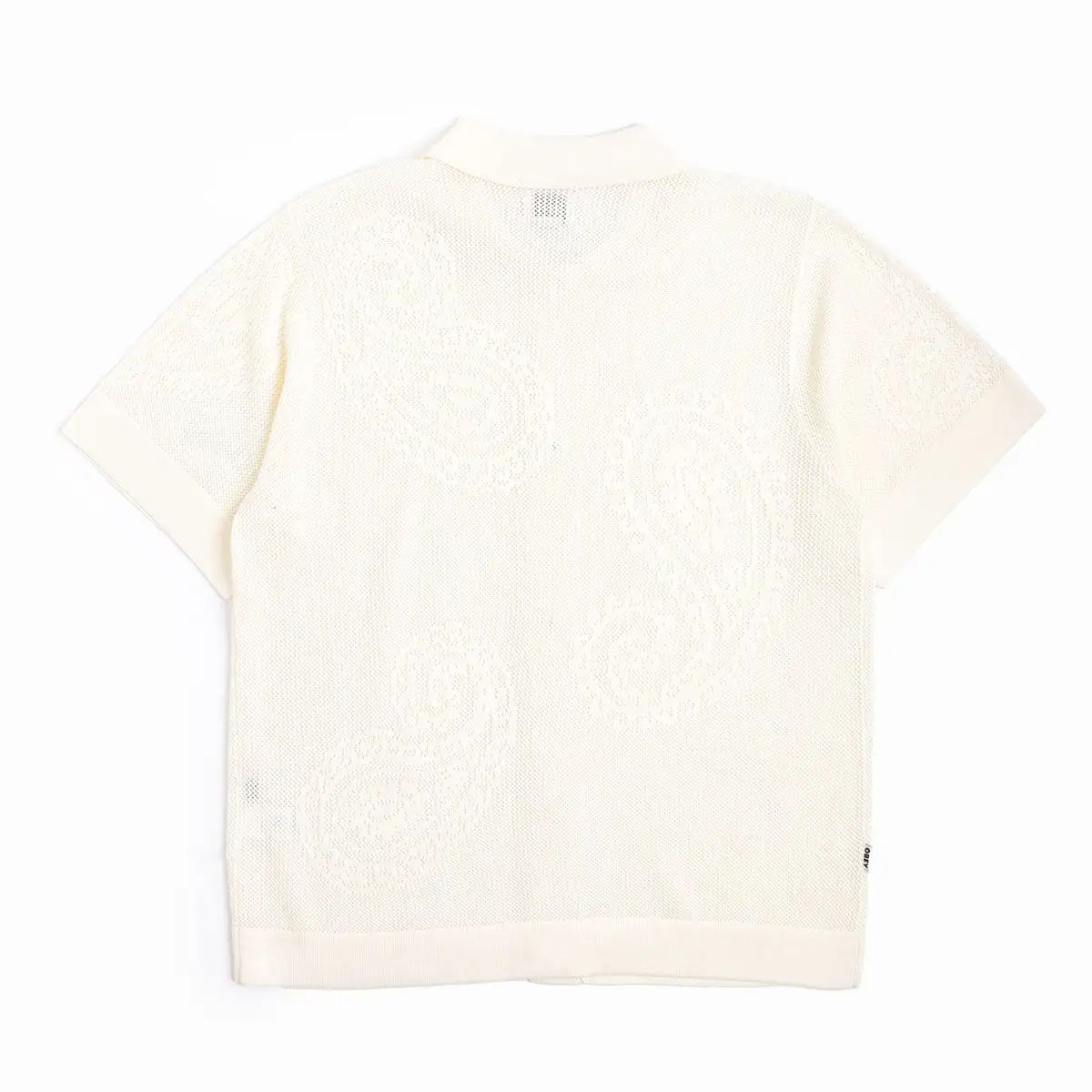 OBEY Tear Drop Open Knit Shirt