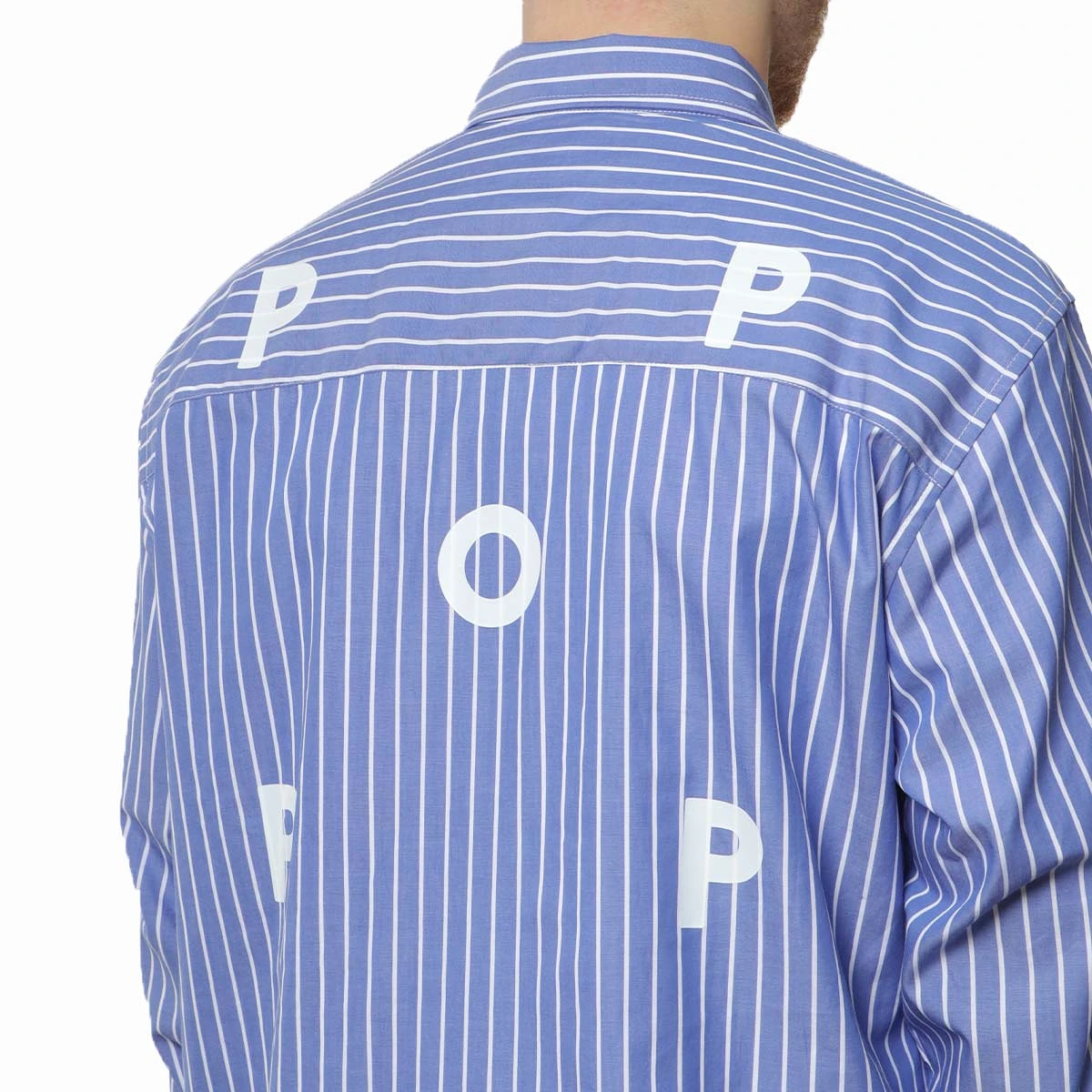 Pop Trading Company Logo Striped Shirt