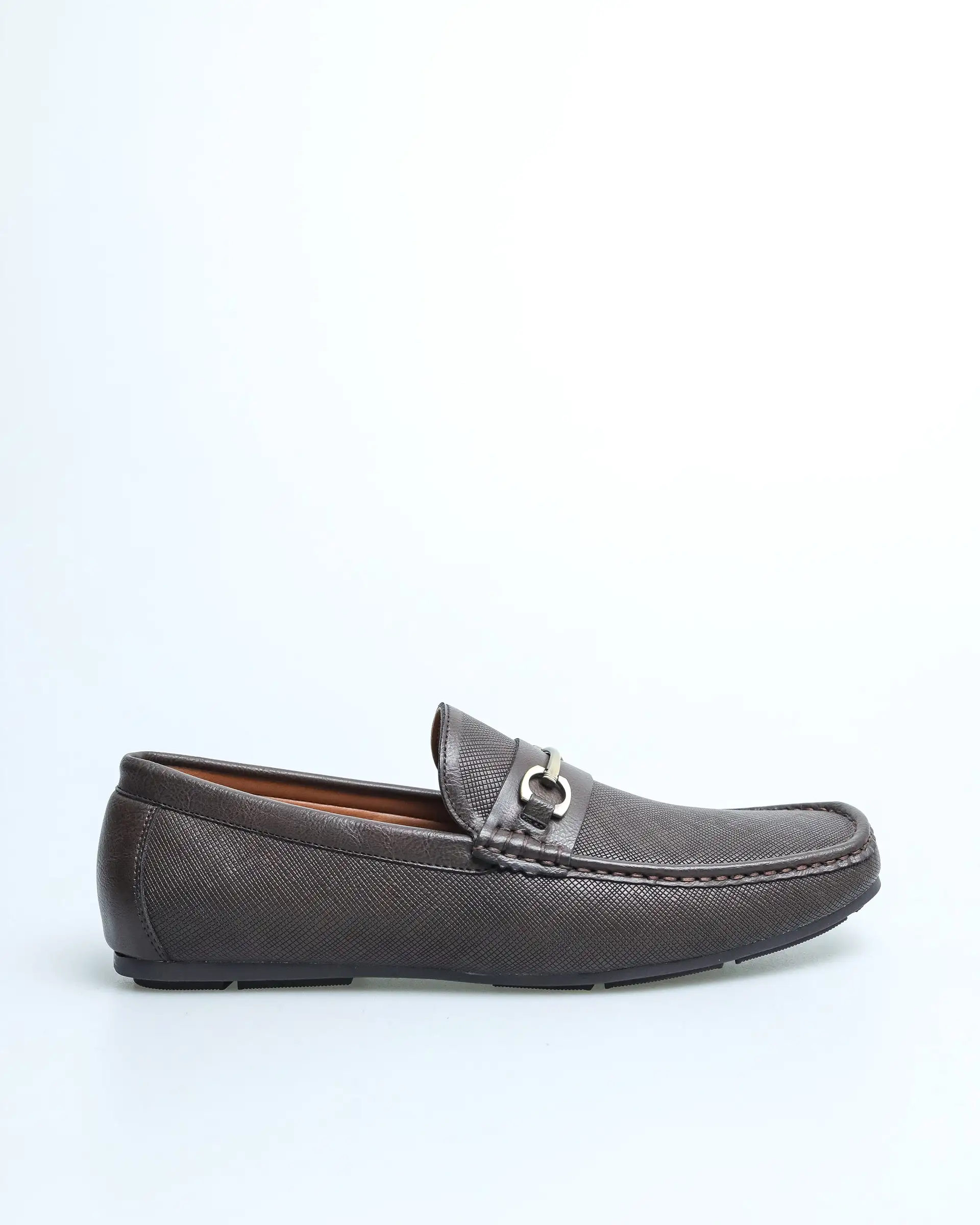 Tomaz C479 Men's Buckle Moccasins (Coffee)