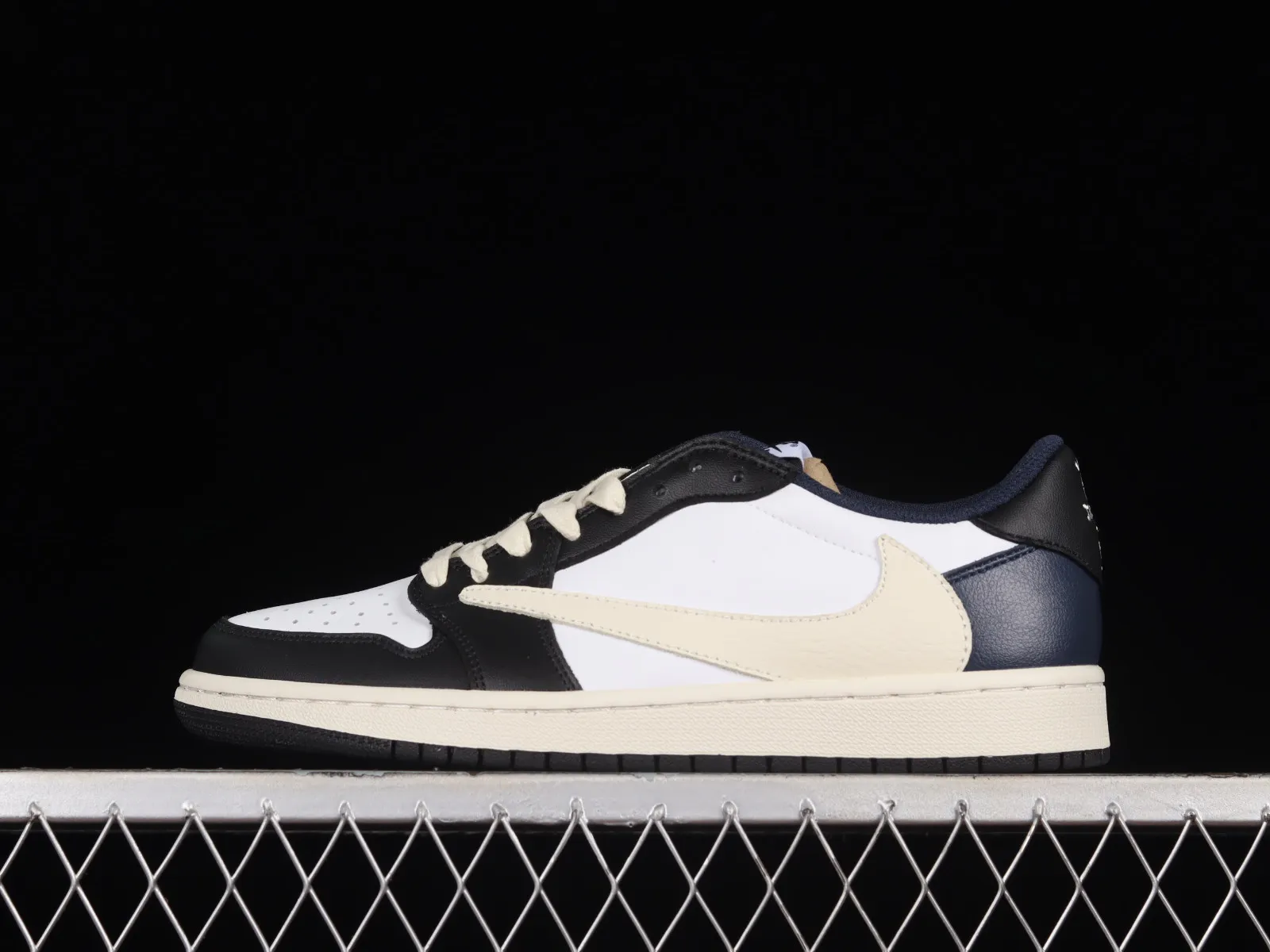 Travis Scott x Air Jordan 1 Low Dark Blue White Black CQ4277-999