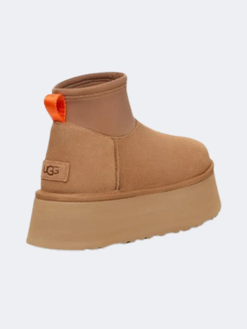 Ugg Classic Mini Dipper Women Lifestyle Shoes Chestnut