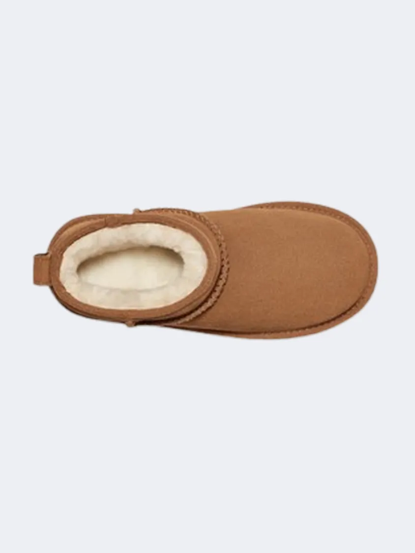 Ugg Classic Ultra Mini Platform Kids-Girls Lifestyle Shoes Chestnut