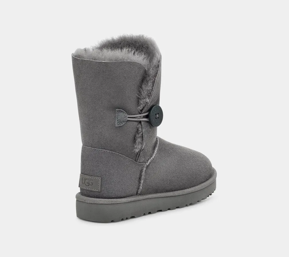 Ugg - Kids Bailey Button (Grey)