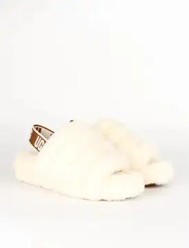 UGG Womens Fluff Yeah Slide Natural